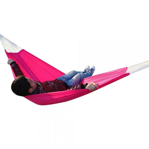 Travel Camping Outdoor Parachute Nylon Fabric Hammock Swing for Double Person